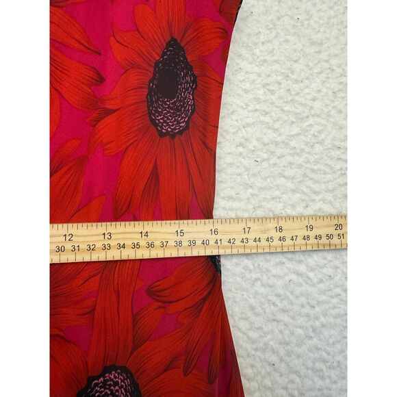 Vintage Y2K 90s Positive Attitude Size 16 Paisley 70s Retro Fairy Midi Dress - Picture 4 of 6